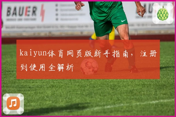 kaiyun体育网页版新手指南，注册到使用全解析